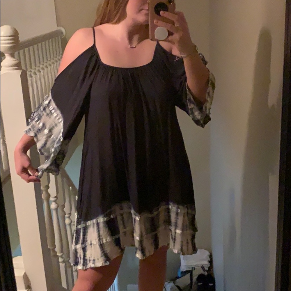 Boho tie dye dress